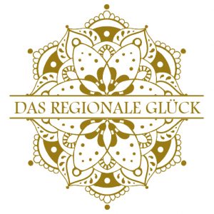 Logo mit Schrift Regionales Glück